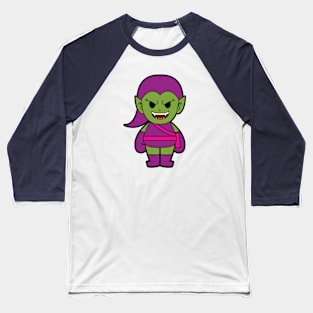 Green Goblin Chibi Baseball T-Shirt